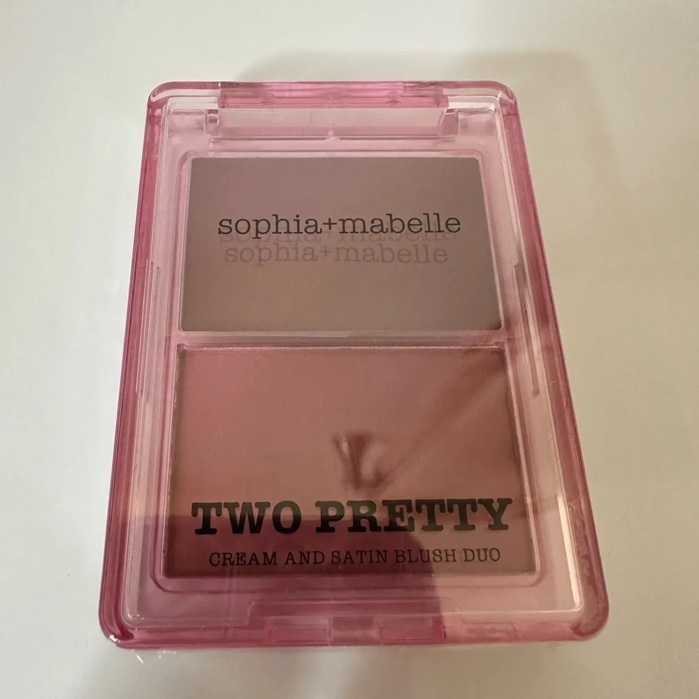 Sophia + Mabelle Cream and Satin Blush Duo Tanned & Tipsy